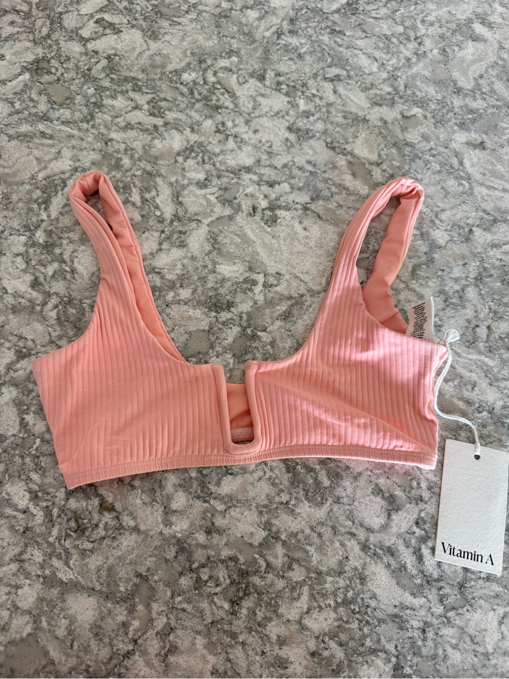 NWT Vitamin A pink coral astrid top Sz small